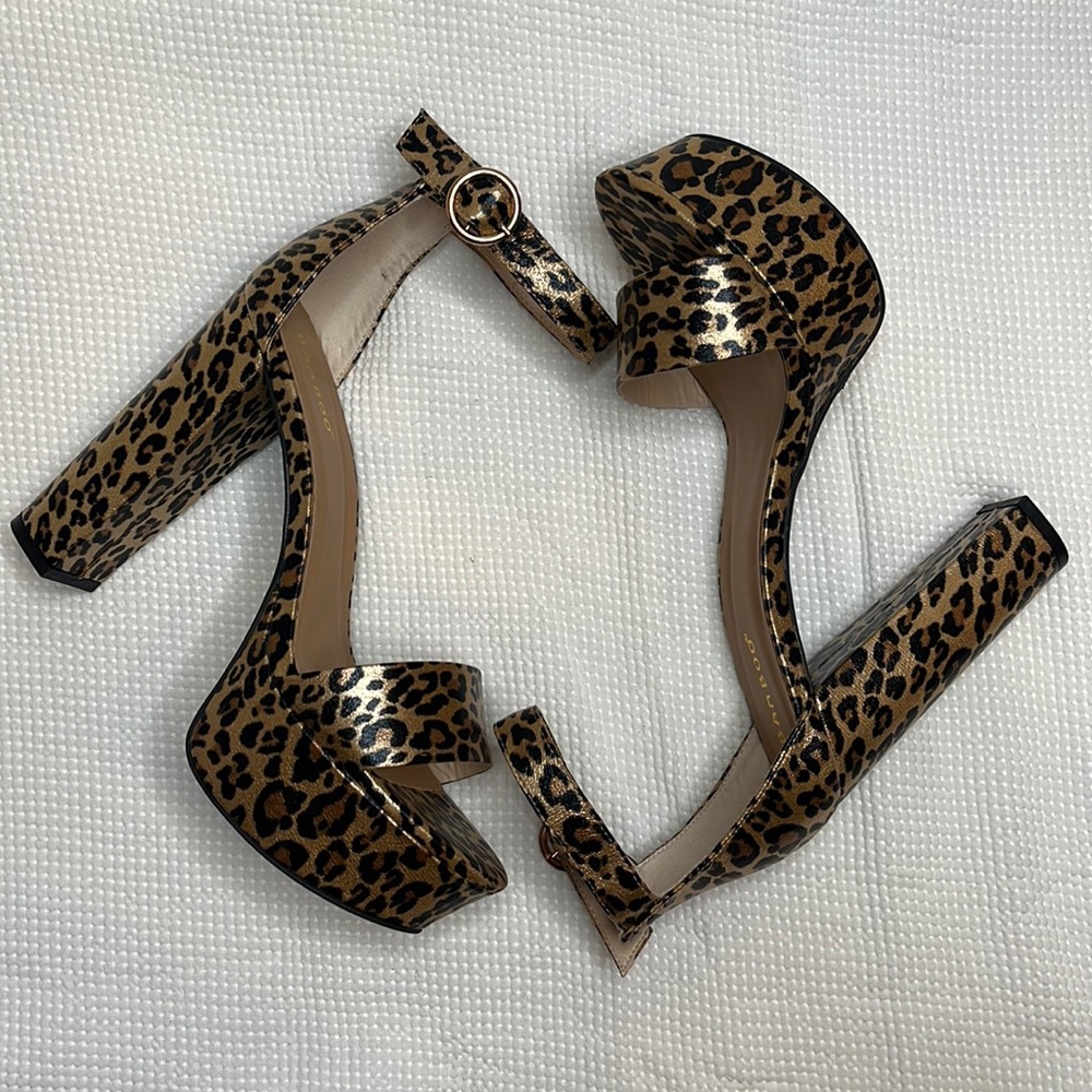 Cheetah Print Heels. Size 9 Women. 5inch Heel